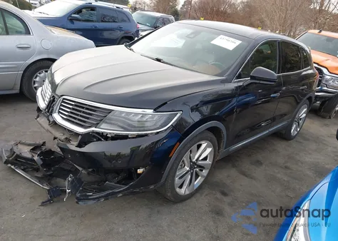 2016 Lincoln Mkx Black Label z USA, uszkodzony, nr VIN 2LMPJ7JR0GBL82525